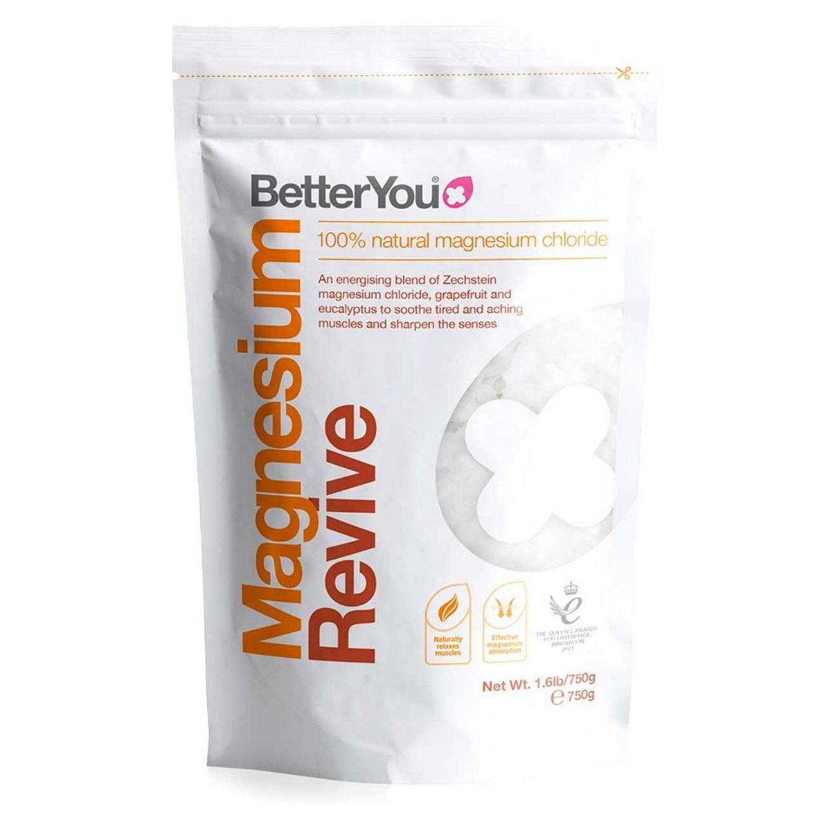 Betteryou Magnesium Revive Bath Flakes 750G