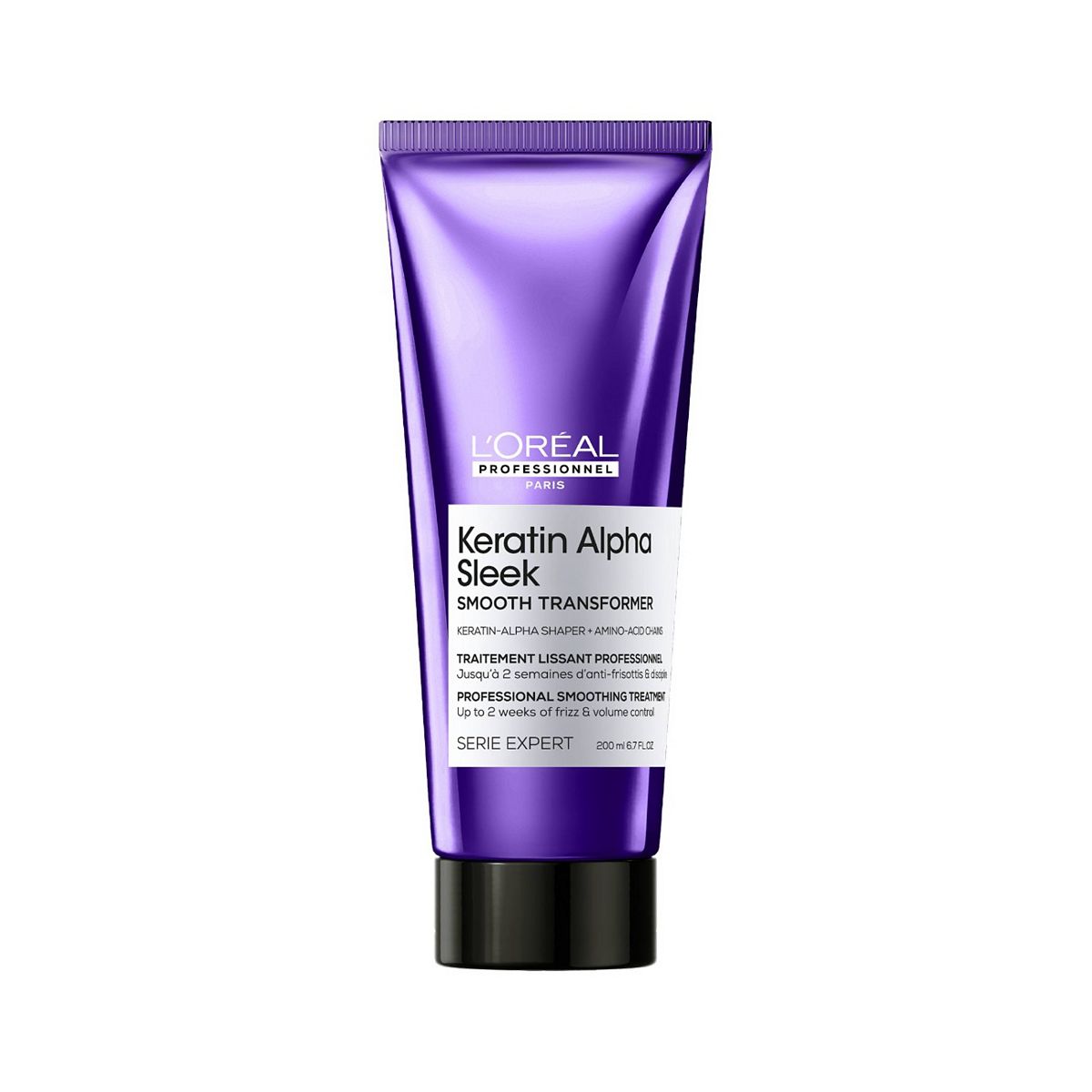 L'Oreal Professionnel Keratin Alpha Sleek Smooth Transformer Anti Frizz & Smoothing200 ml, 200ml