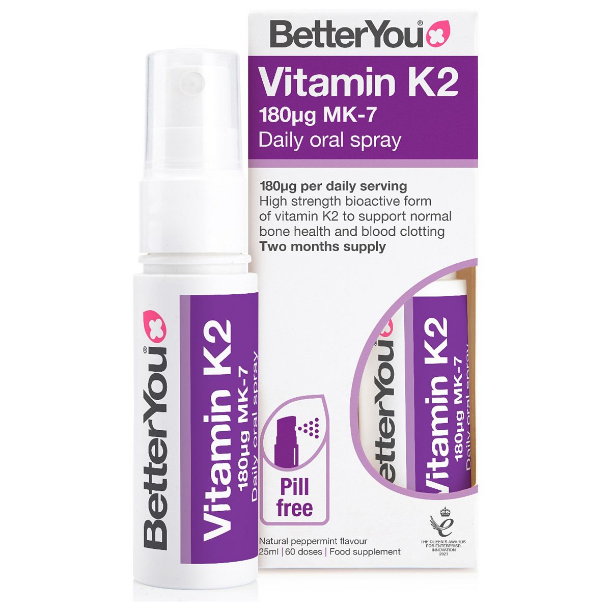 Betteryou Vitamin K2 Oral Spray 25Ml