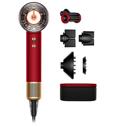 Dyson Supersonic Nural Hair Dryer Red Velvet/gold