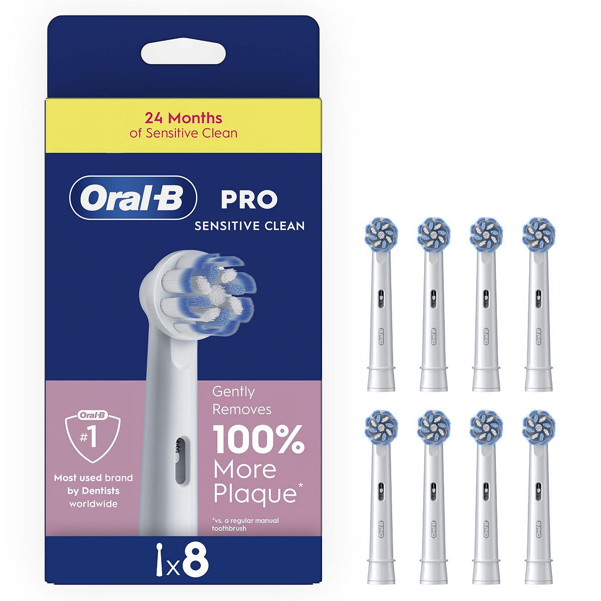 Oral B Oral-B Pro Sensitive Clean Toothbrush Heads - 8 Pack