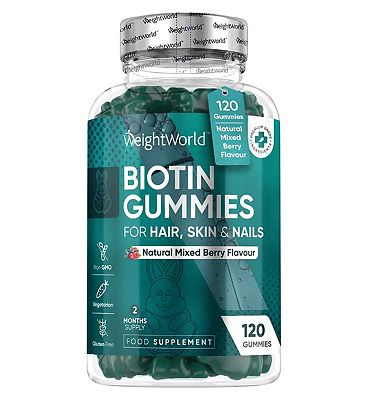 Click to view product details and reviews for Weightworld Biotin Gummies For Hair Skin And Nails 5000mcg 120 Gummies.