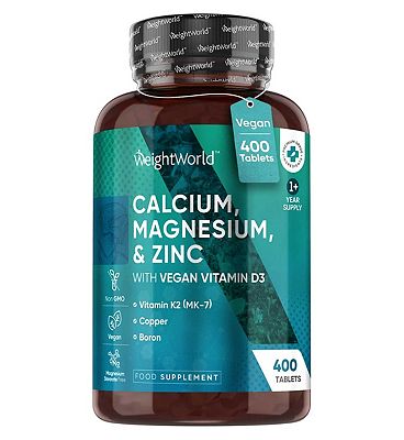 Click to view product details and reviews for Weightworld Calcium Magnesium And Zinc With Vitamin D3 400 Tablets.
