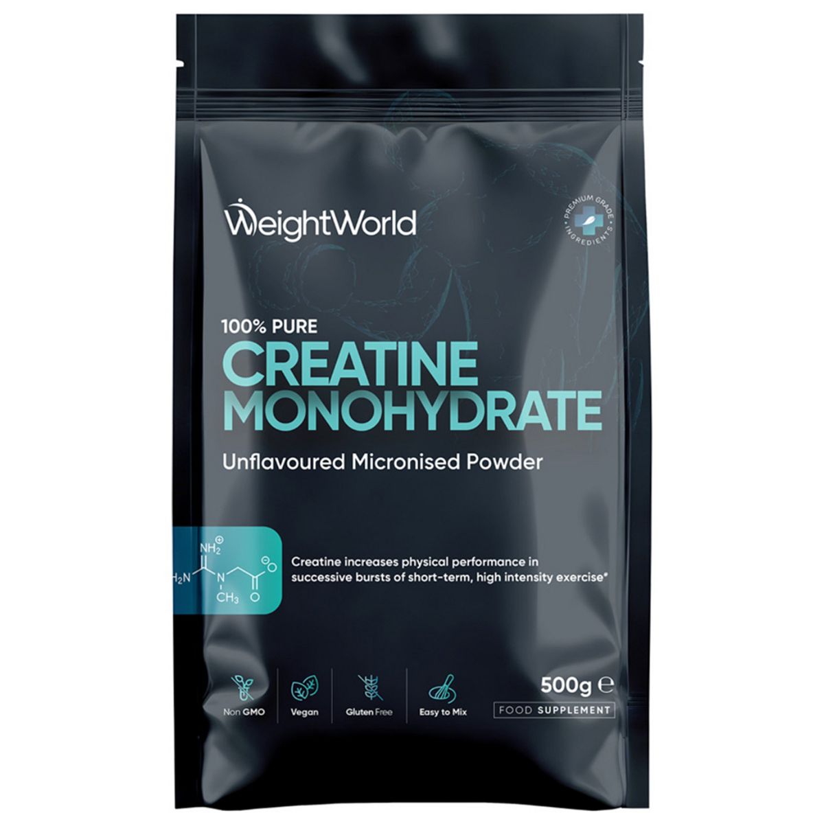 Weightworld Creatine Monohydrate Micronised Unflavoured Powder