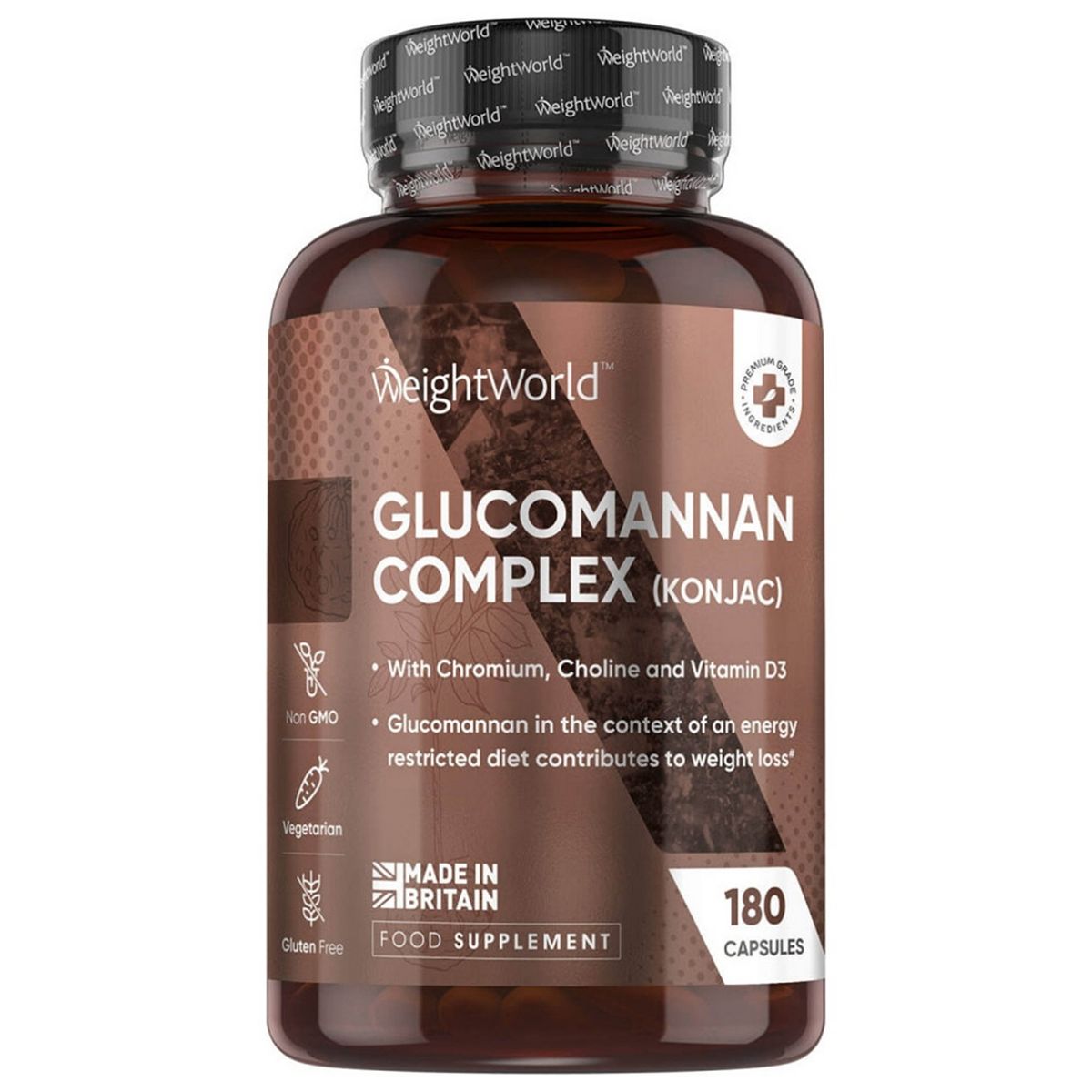 Weightworld Glucomannan Complex 180 Capsules