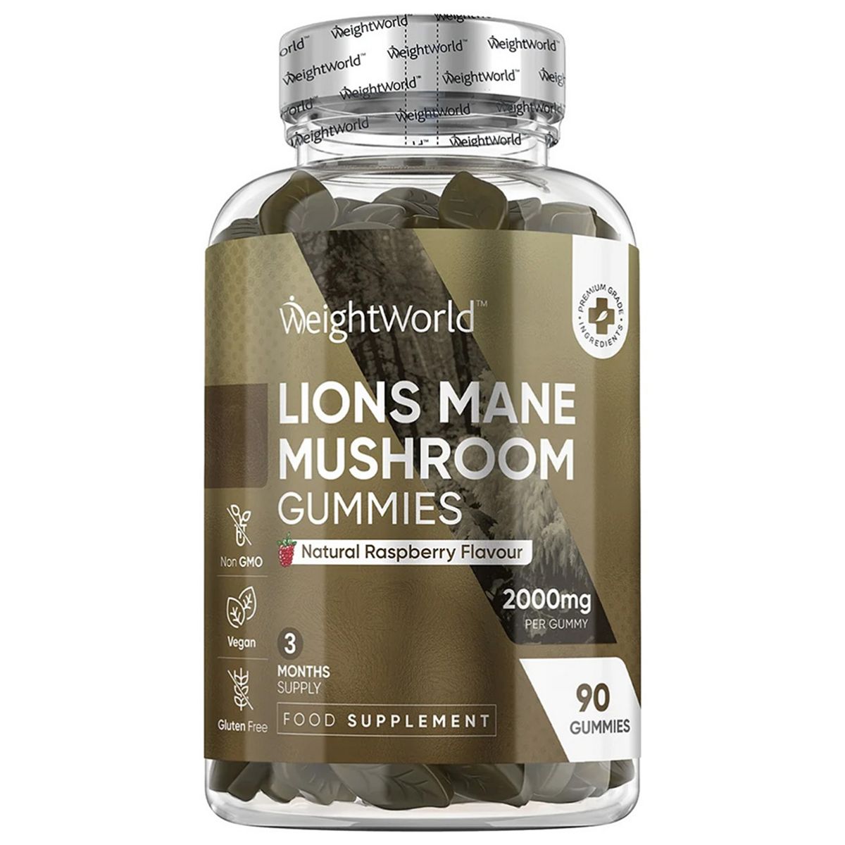 Weightworld Lions Mane 2000Mg 90 Gummies