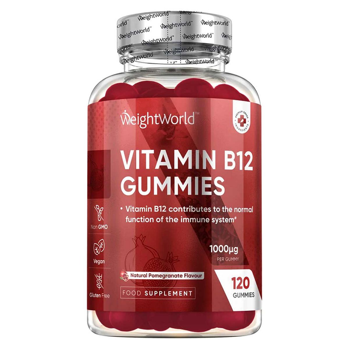 Weightworld Vitamin B12 Gummies 1000Mcg 120