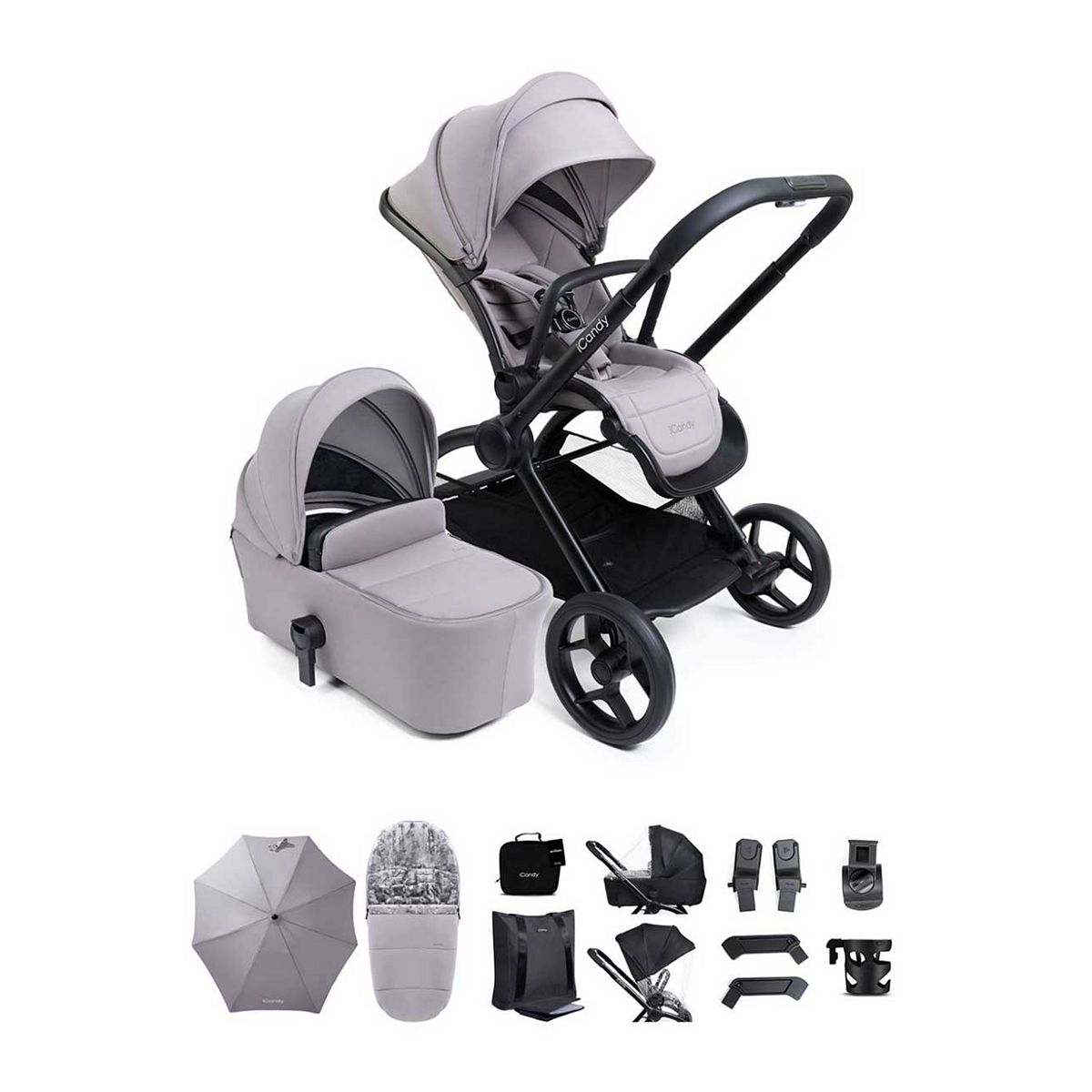 Icandy Core 2 Storm Grey Complete Bundle