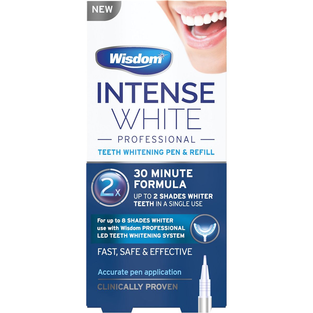 Wisdom Intense White Instant Whitening Pen & Refill 4Ml