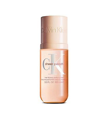 Calvin Klein Sheer Peach Hair & Body Perfume Mist, 100ml
