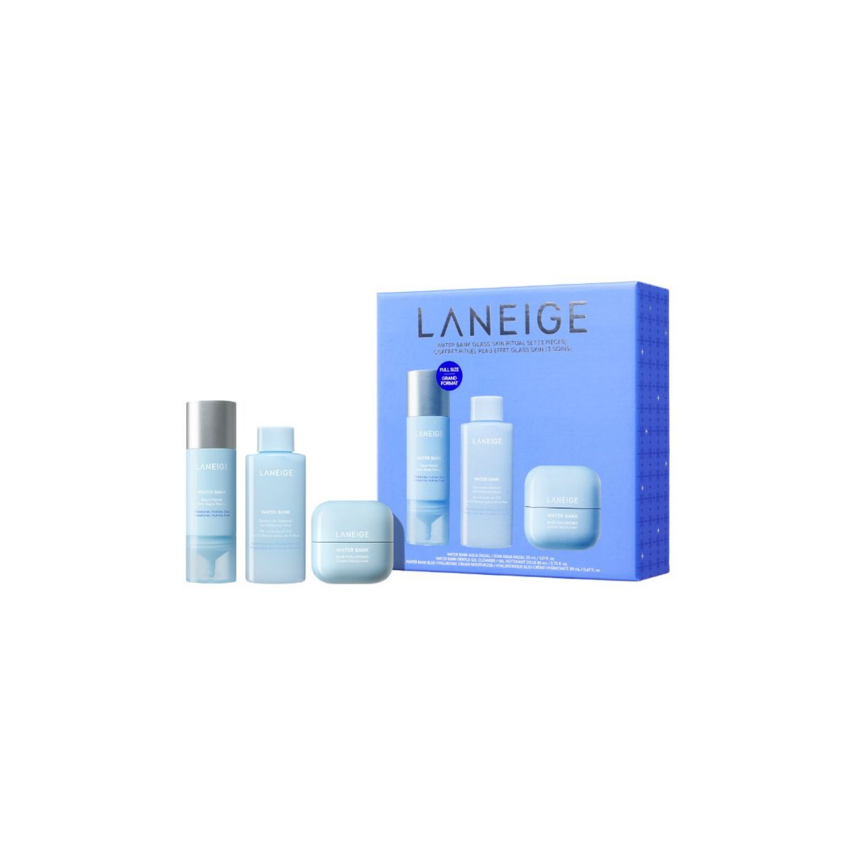 Laneige Water Bank Glass Skin Ritual Set