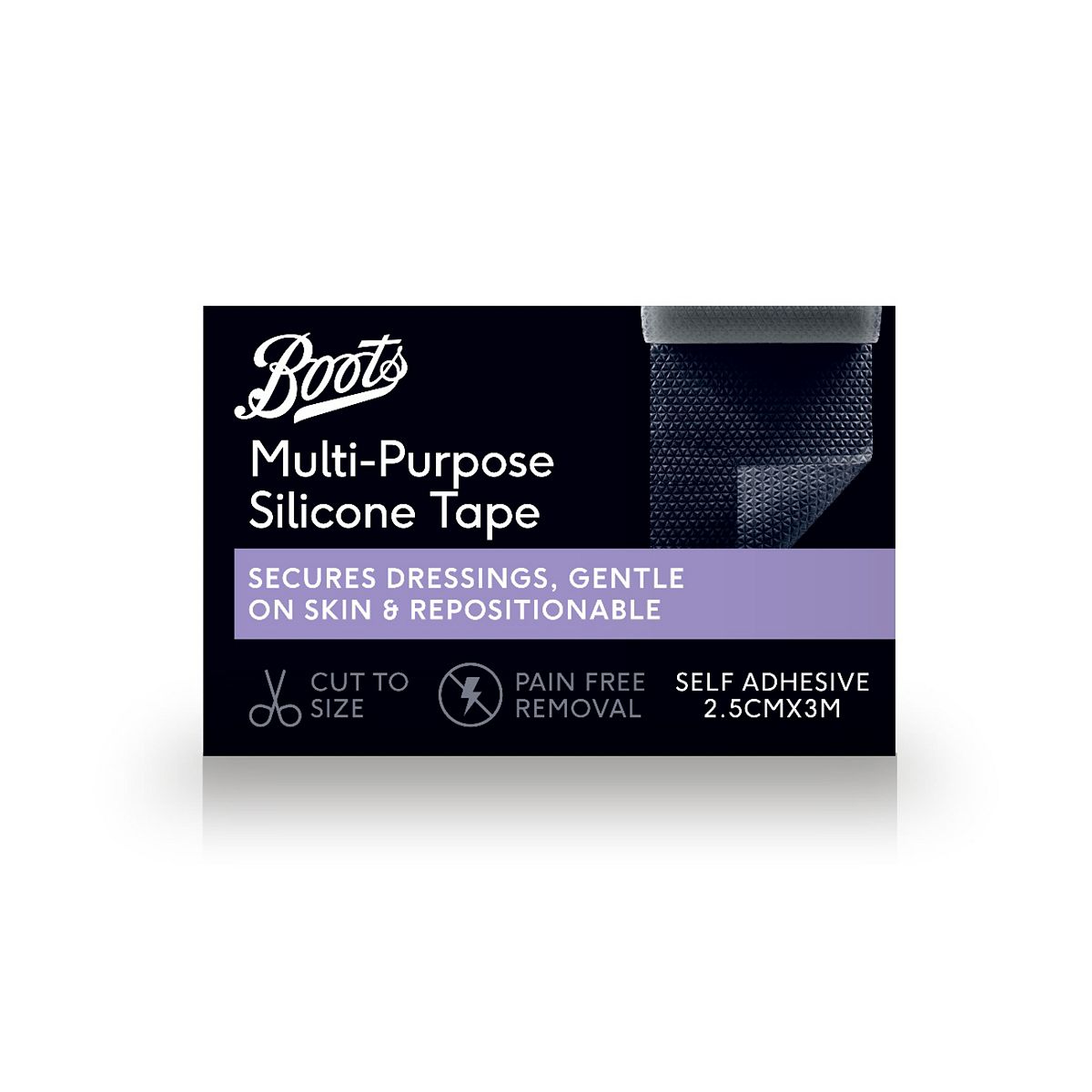 Boots Multi Purpose Silicone Tape 2.5Cm X 3Cm