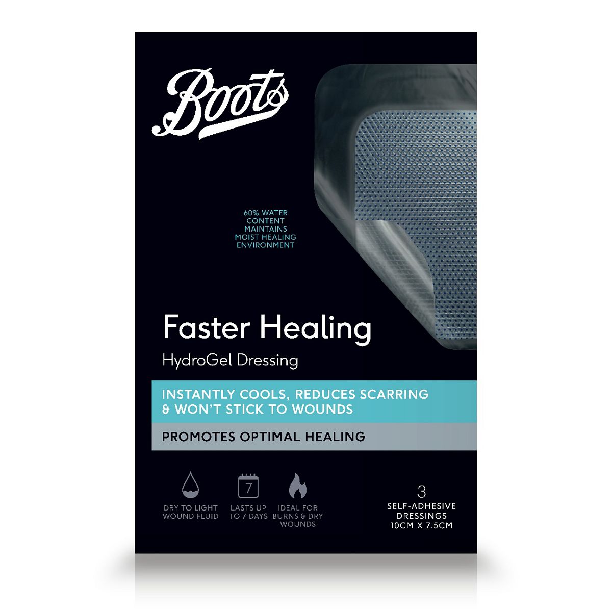   Hydrogel Dressing 7.5Cm X 10Cm - 3 Pack