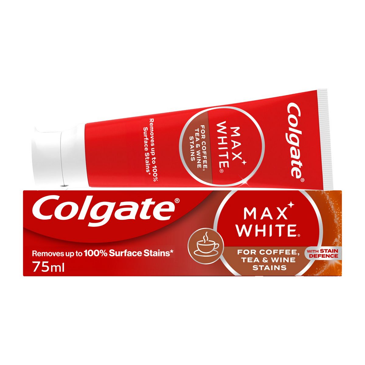 Colgate Max White For Coffee & Tea Wine Whitening Toothpaste 75ml