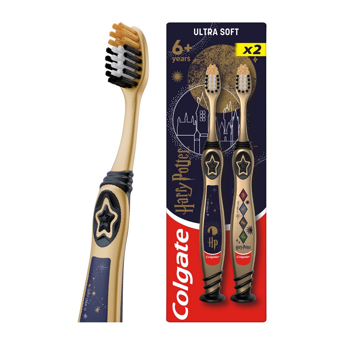 Colgate Harry Potter Kids 6+ Years Manual Toothbrush X2