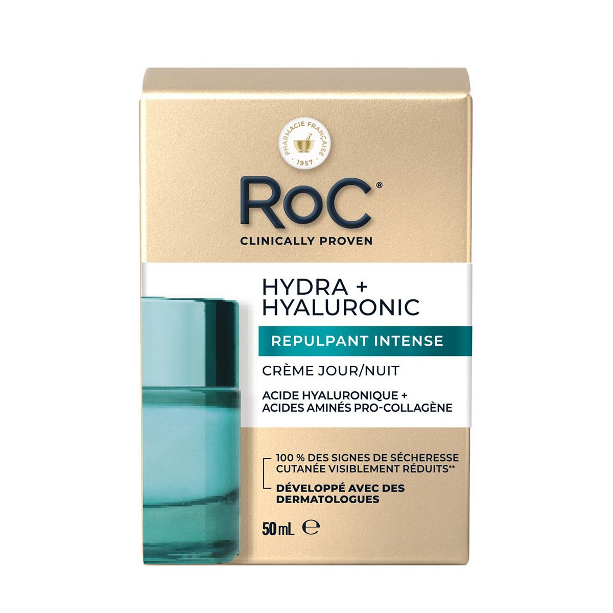ROC Hydra+ Hyaluronic Intense Replumping Am/pm Moisturiser 50ml