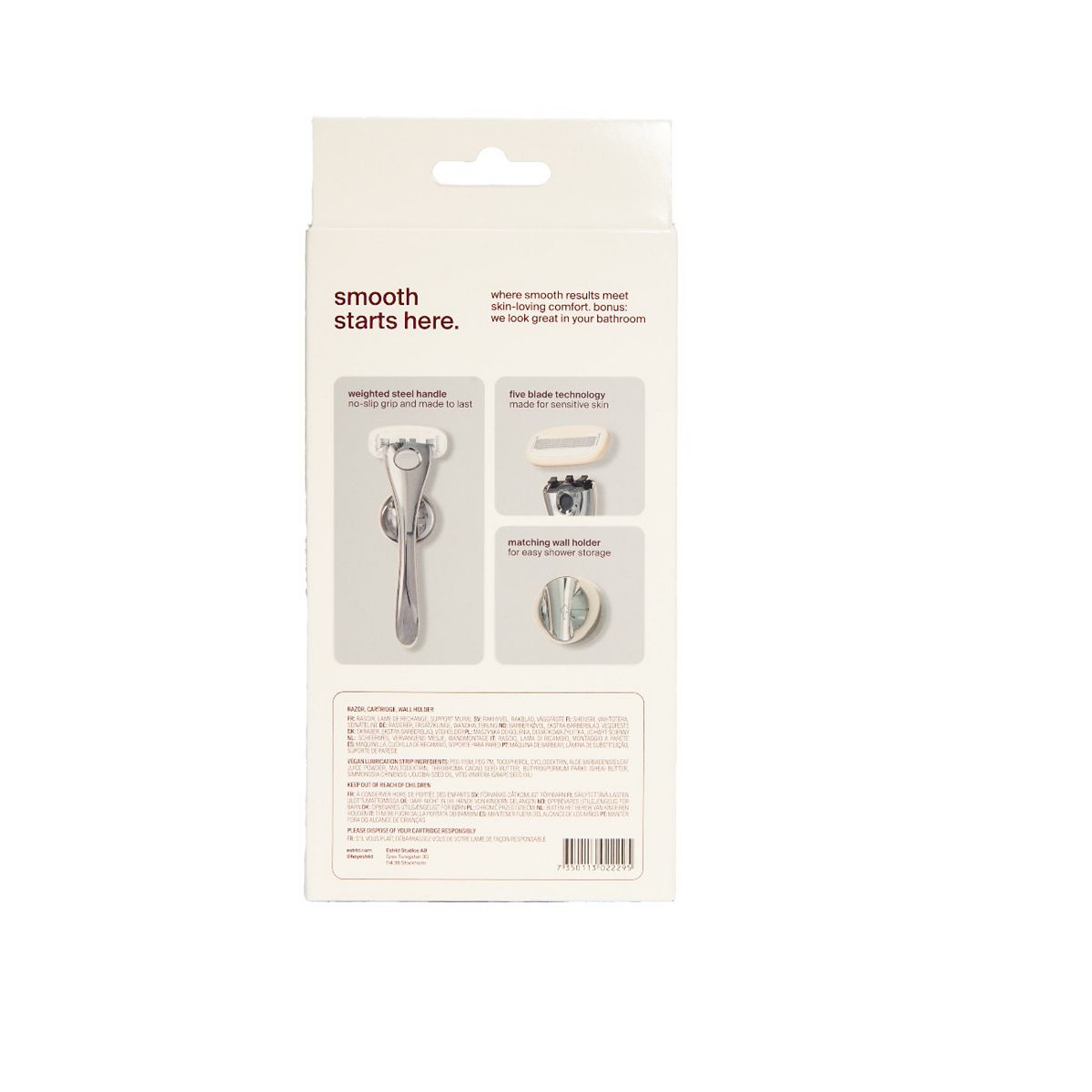 Estrid The Razor Starter Kit - Chrome