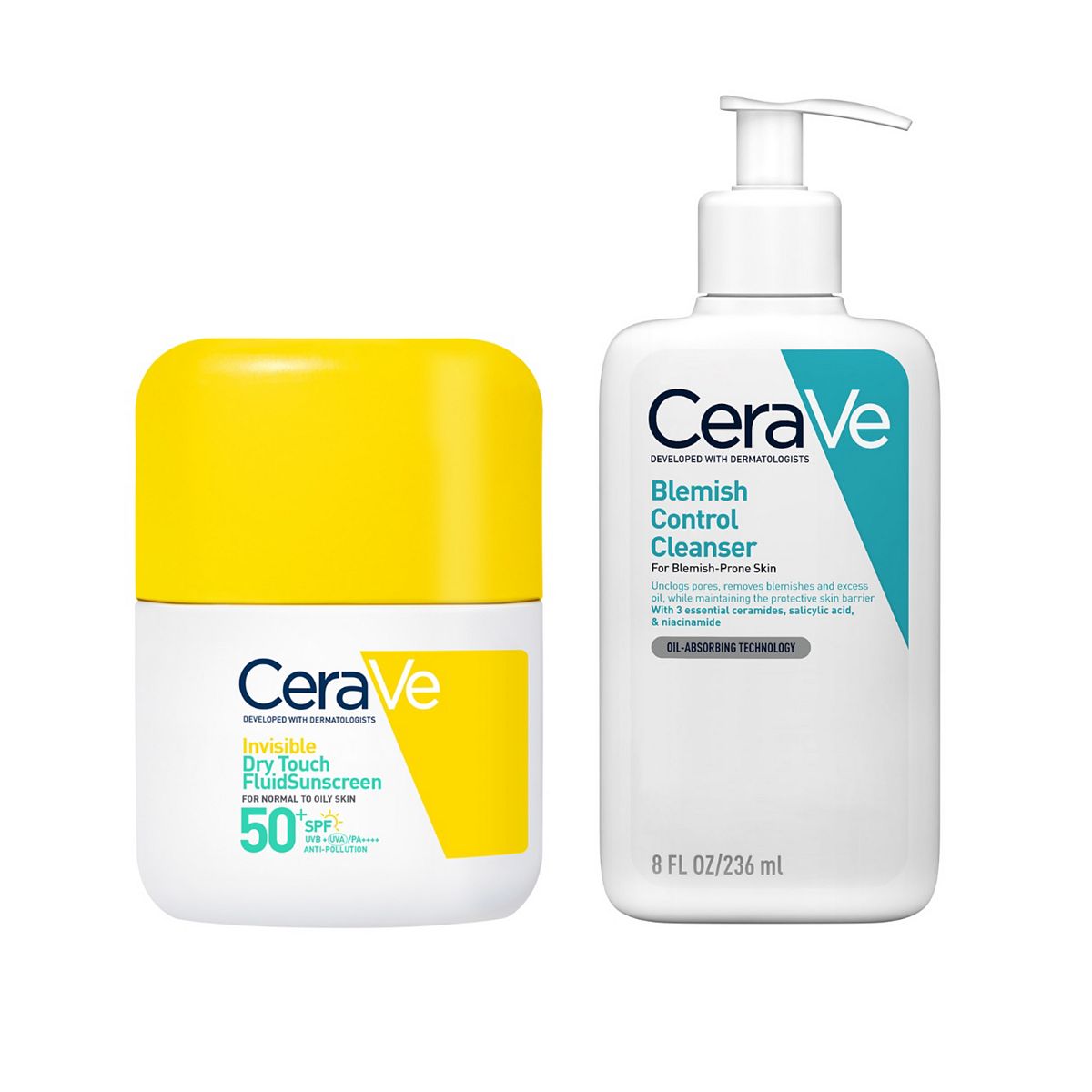 Cerave Blemish And Spf Routine Bundle