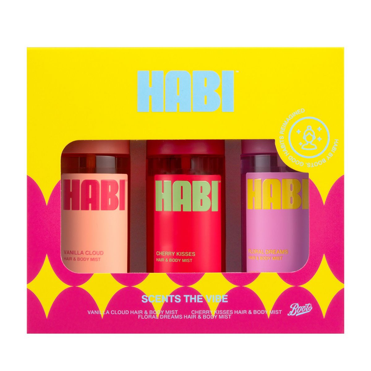 Habi Scent The Vibe Body & Hair Mist Trio