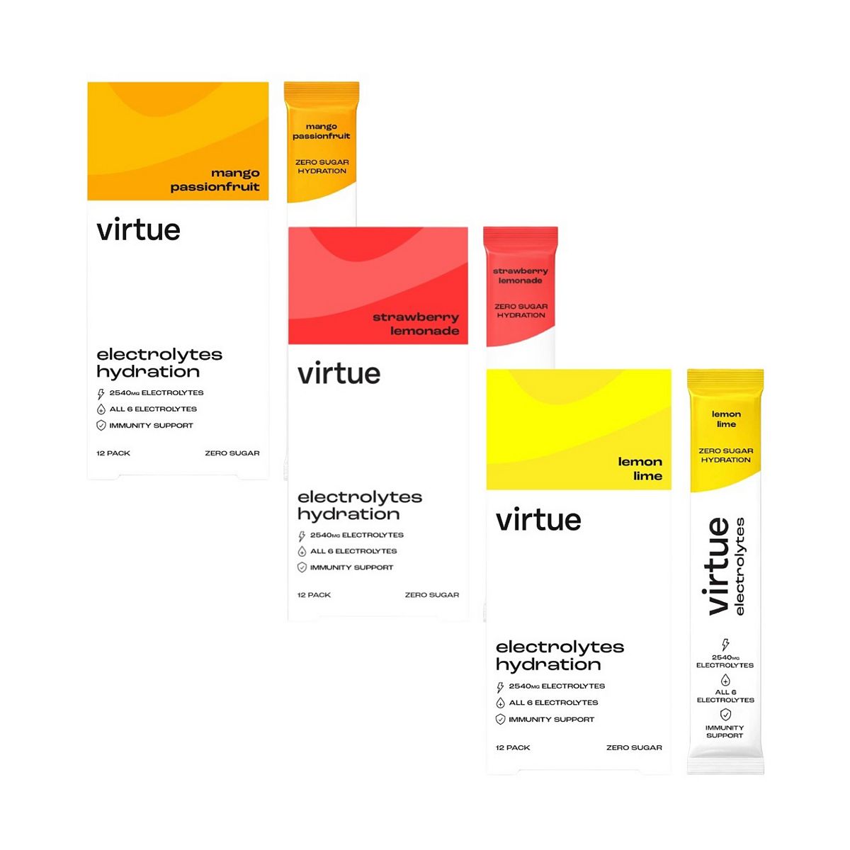 Virtue Hydration Mixed Flavour Bundle