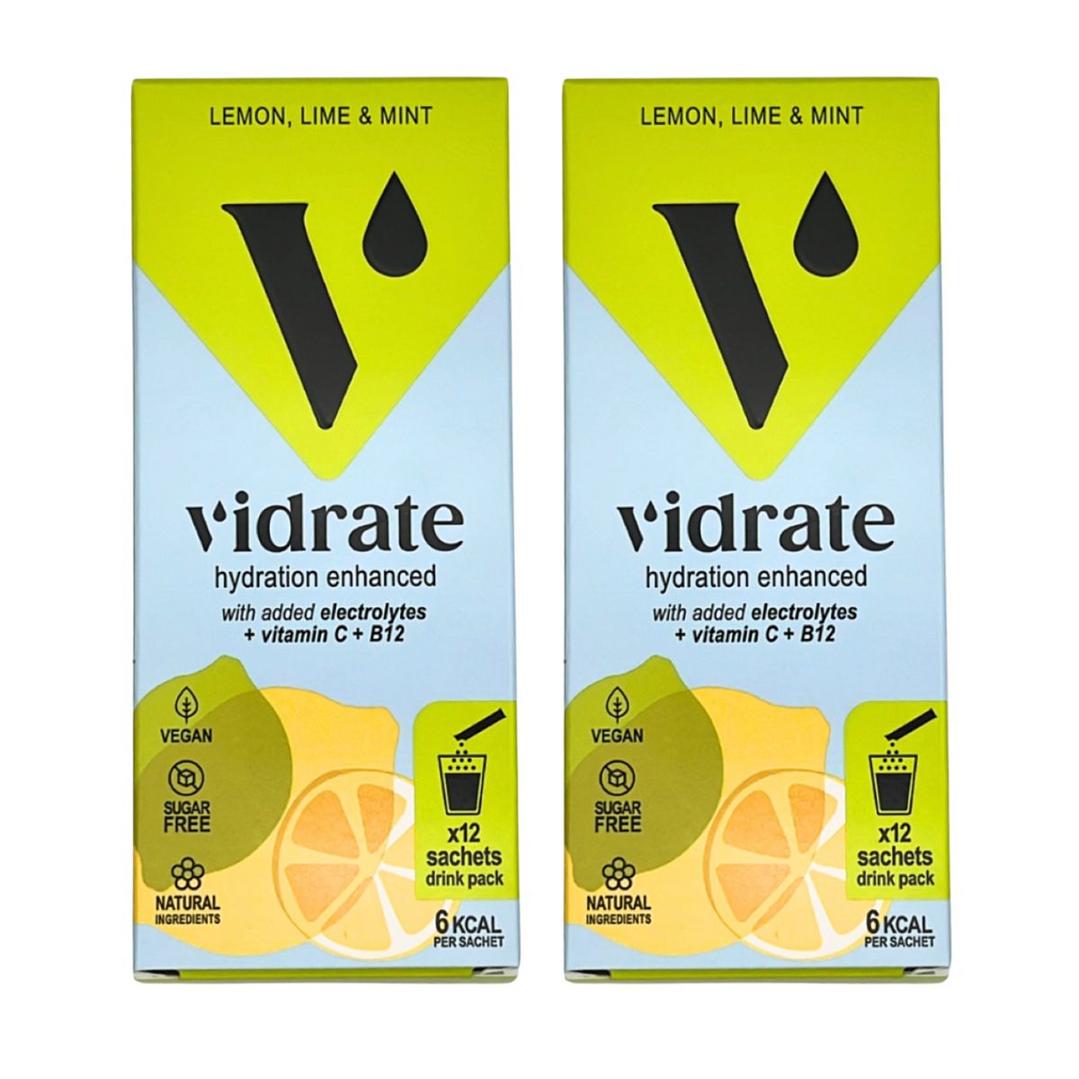Vidrate Hydration Lemon Lime And Mint Bundle