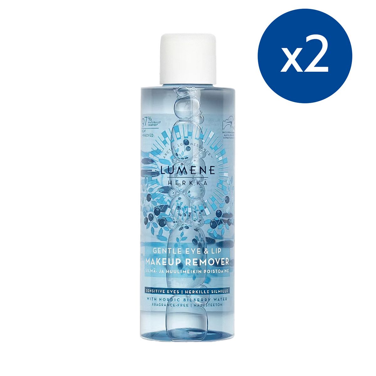 Lumene Herkka Gentle Eye & Lip Makeup Remover Duo