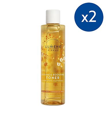 Click to view product details and reviews for Lumene Kirkas Radiance Boosting Toner Duo.