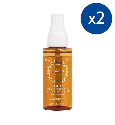 Click to view product details and reviews for Lumene Nordic C Valo Glow Refresh Hydrating Mist Duo.