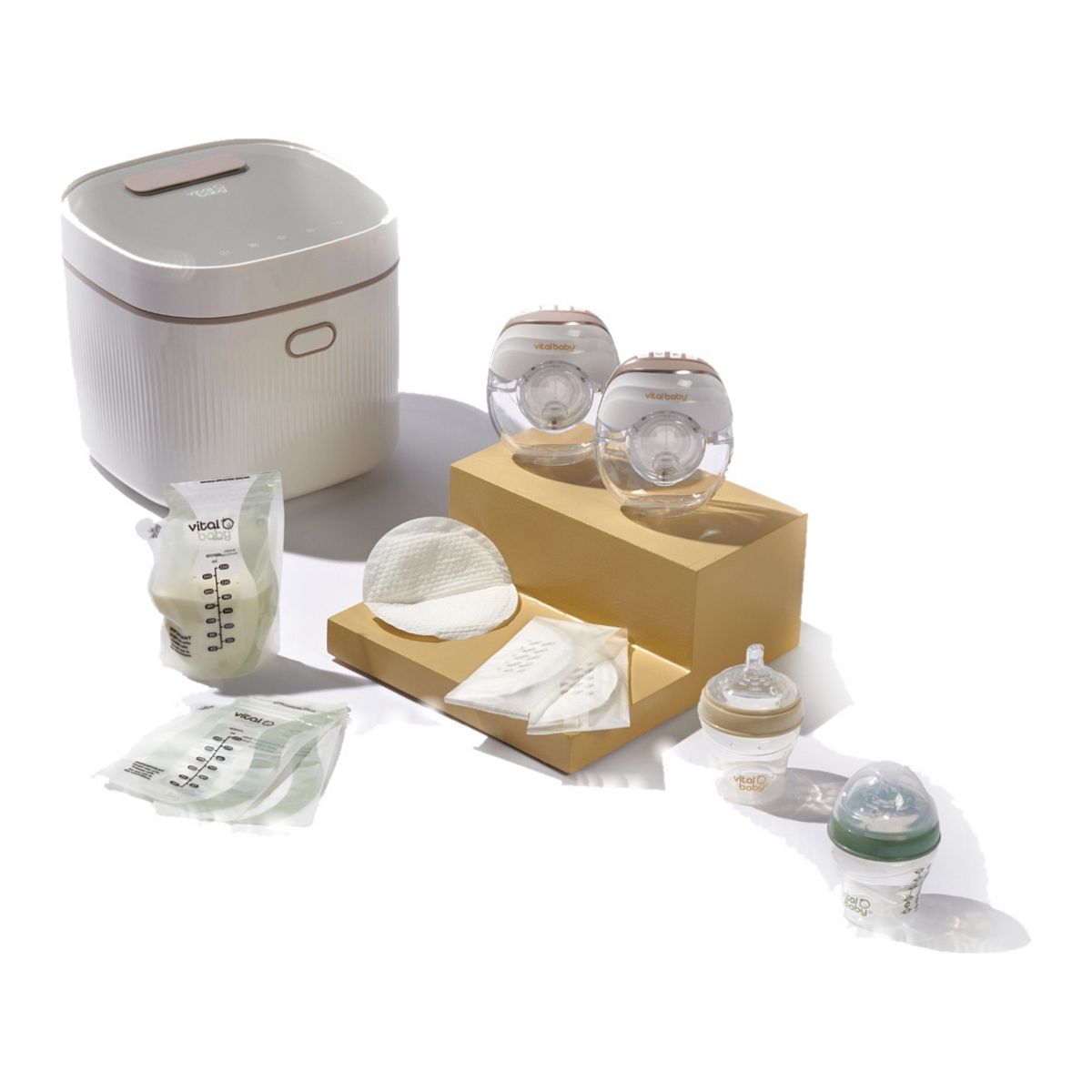 Vital Baby Nurture Complete Breast Feeding Set Double Pump