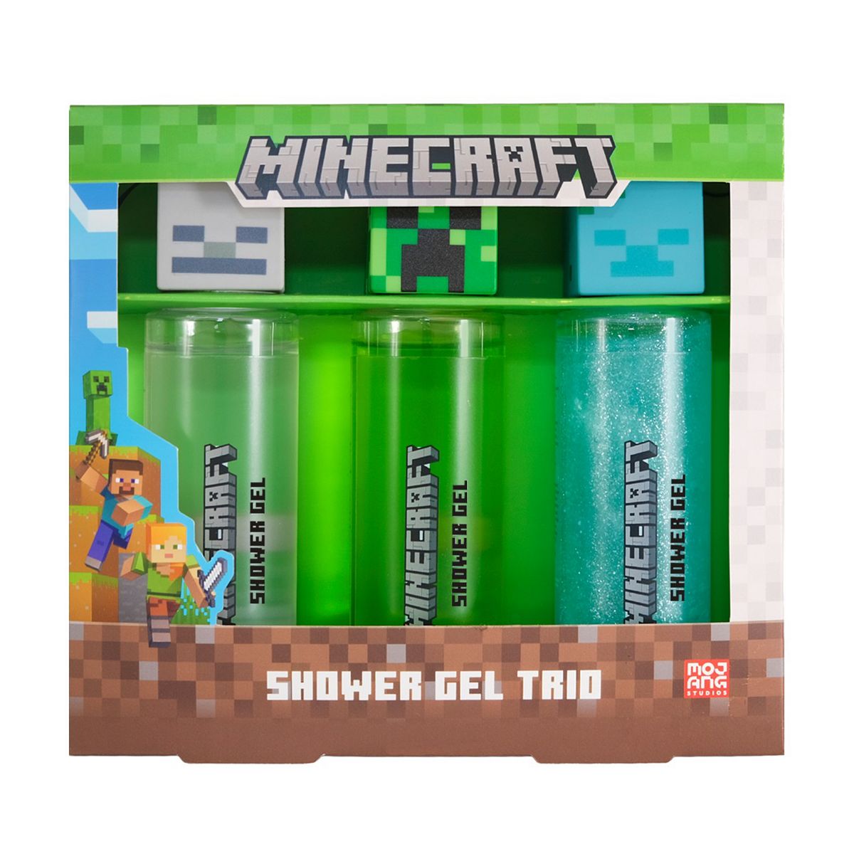 Minecraft Shower Gel Trio 3 X 100ml