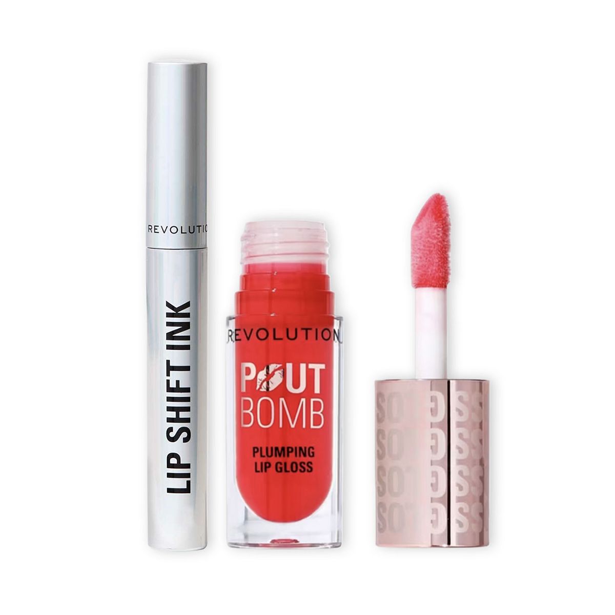 Revolution Beauty Revolution Lip Shift Lipliner & Plump Gloss Duo Cherry Berry