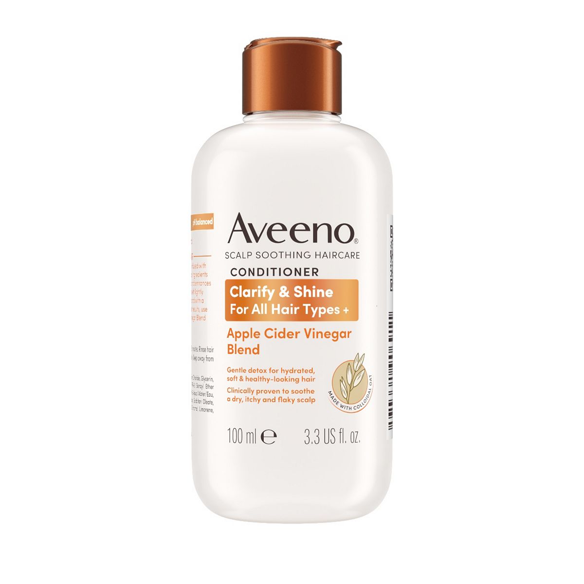 Aveeno Haircare Clarify & Shine+ Apple Cider Vinegar Conditioner 100Ml