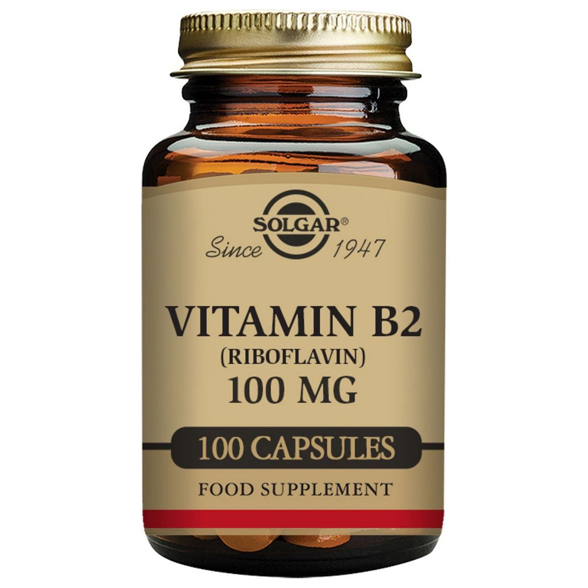 Solgar Vitamin B2 Riboflavin 100Mg 100 Capsules