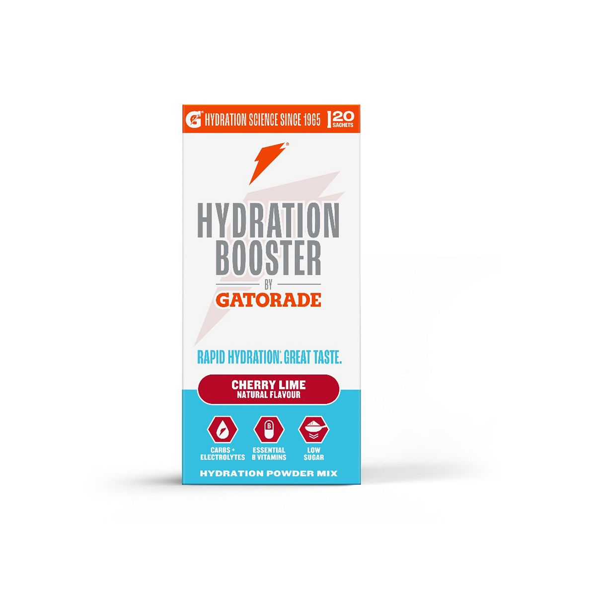 Gatorade Hydration Booster Electrolytes Powder Sachets Cherry Lime Multipack 20 X 13.5G