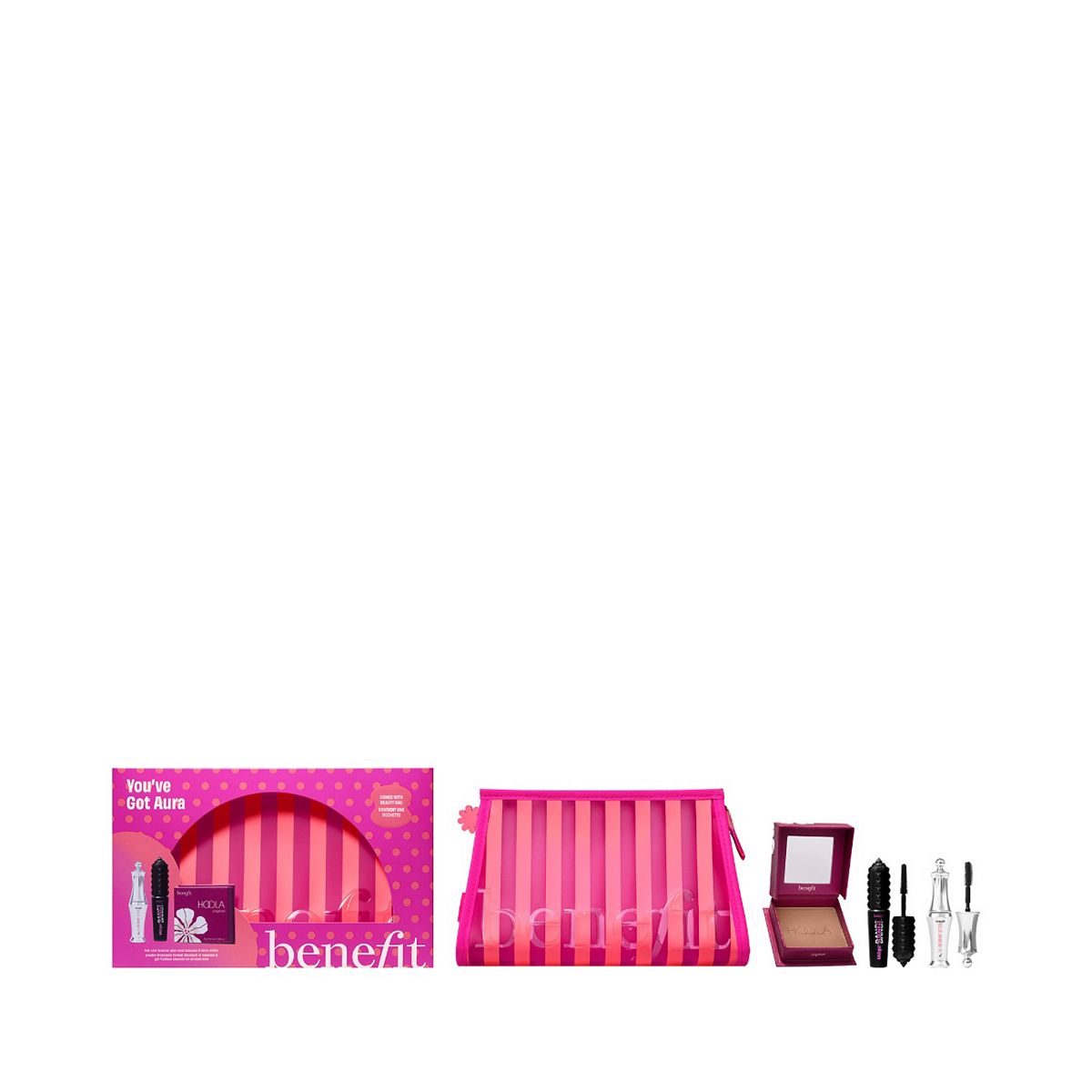 Benefit You've Got Aura Gift Set - Hoola Bronzer, Badgal Bang Mascara & 24 Hour Brow Setter Kit
