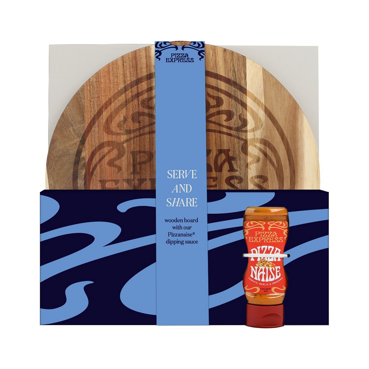 Pizza Express Pizza Board & Sauce Set