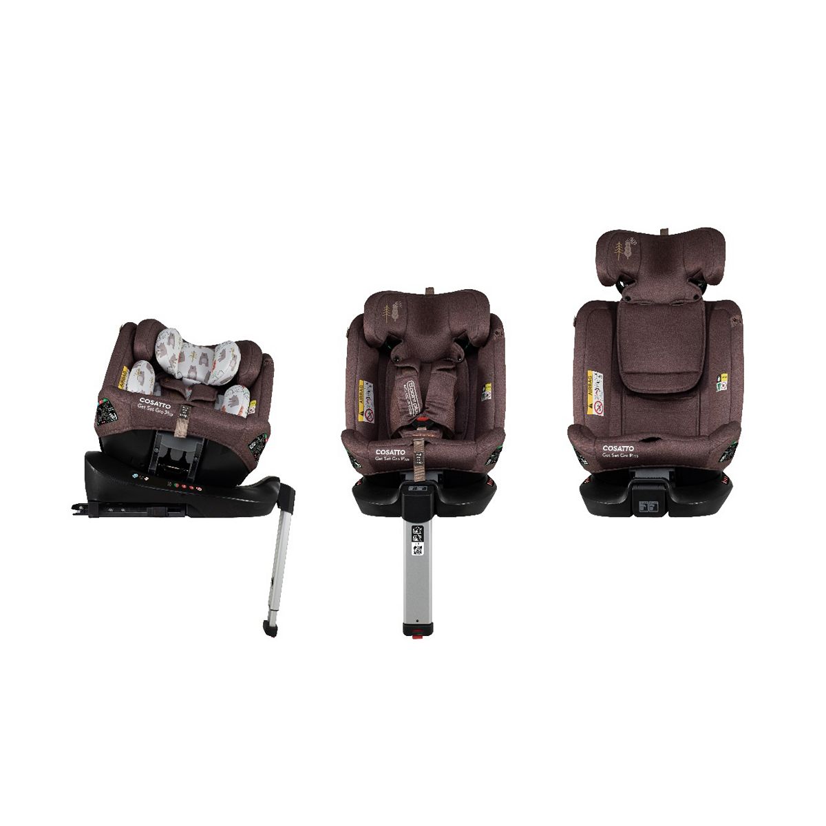 Cosatto Get Set Gro Plus i-Size 360 Car Seat - Rotating - ISOFIX - Support Leg - Extra Large - Image 6