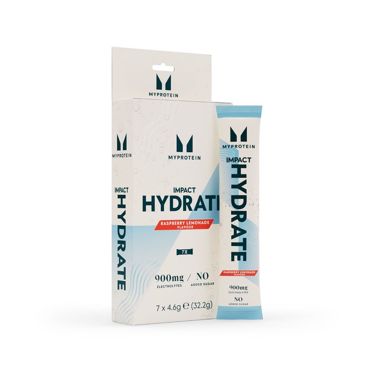 Myprotein Impact Hydrate, Electrolyte Sachets, Raspberry Lemonade, 7 X 6.8G