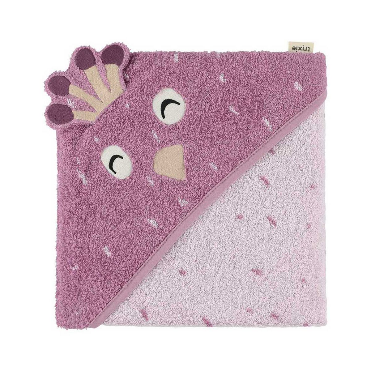Trixie Hooded Towel 75 X 75Cm - Mrs Peacock