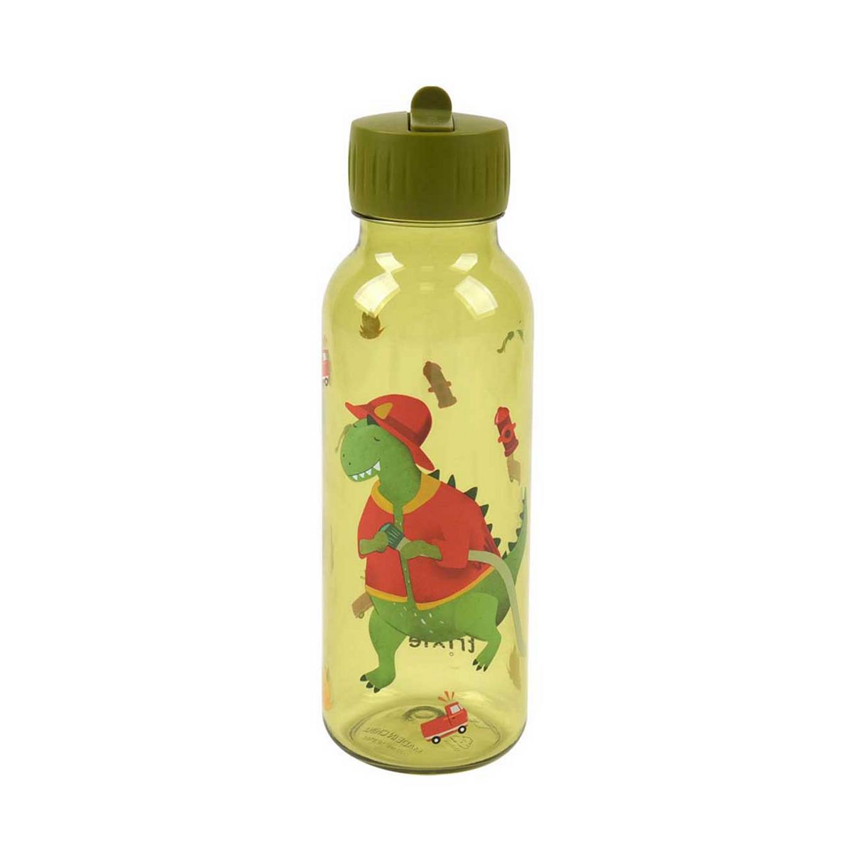 Trixie Tritan Bottle 500Ml - Fireman Mr Dino