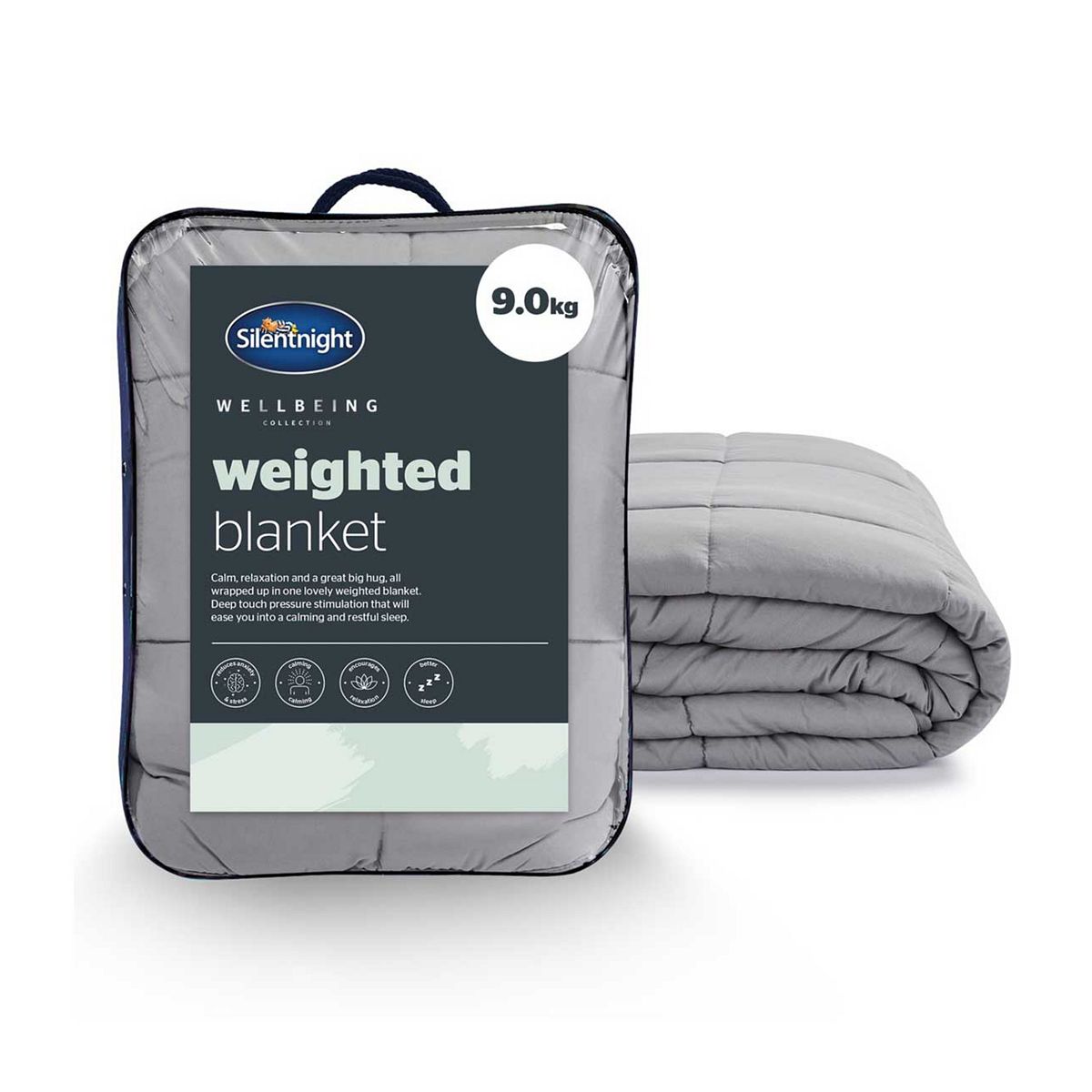 Silentnight Wellbeing Weighted Blanket 9Kg