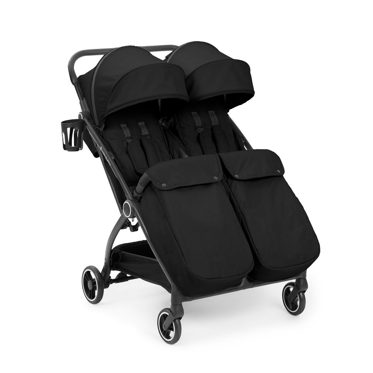 Ickle Bubba Aries Double Prime Autofold Stroller - Black