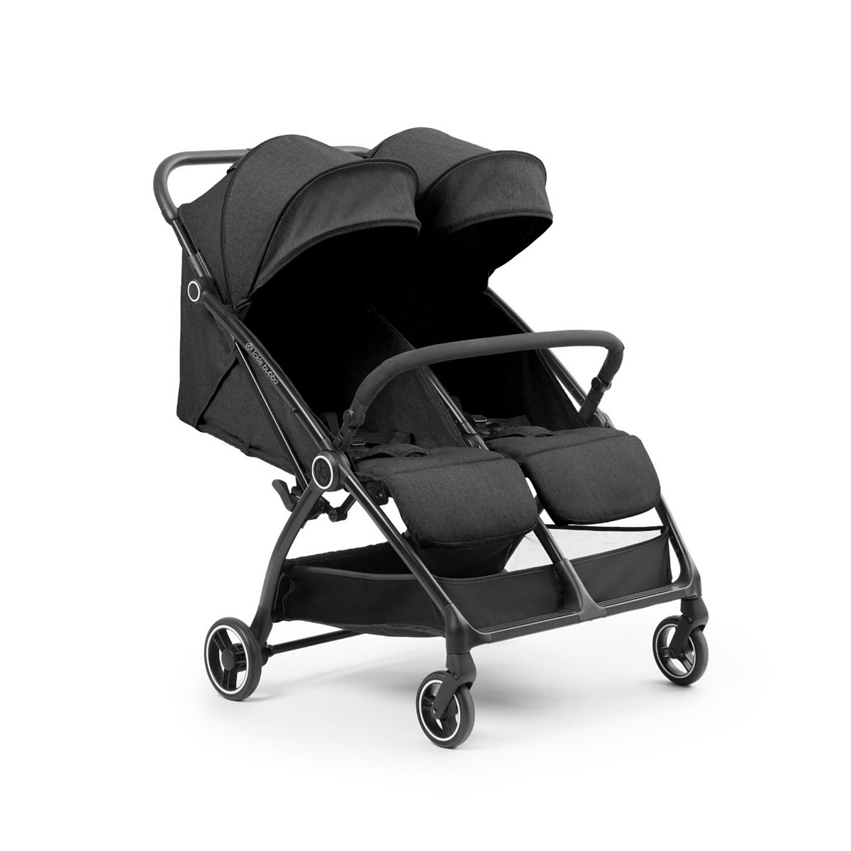 Ickle Bubba Aries Double Autofold Stroller - Graphite Grey