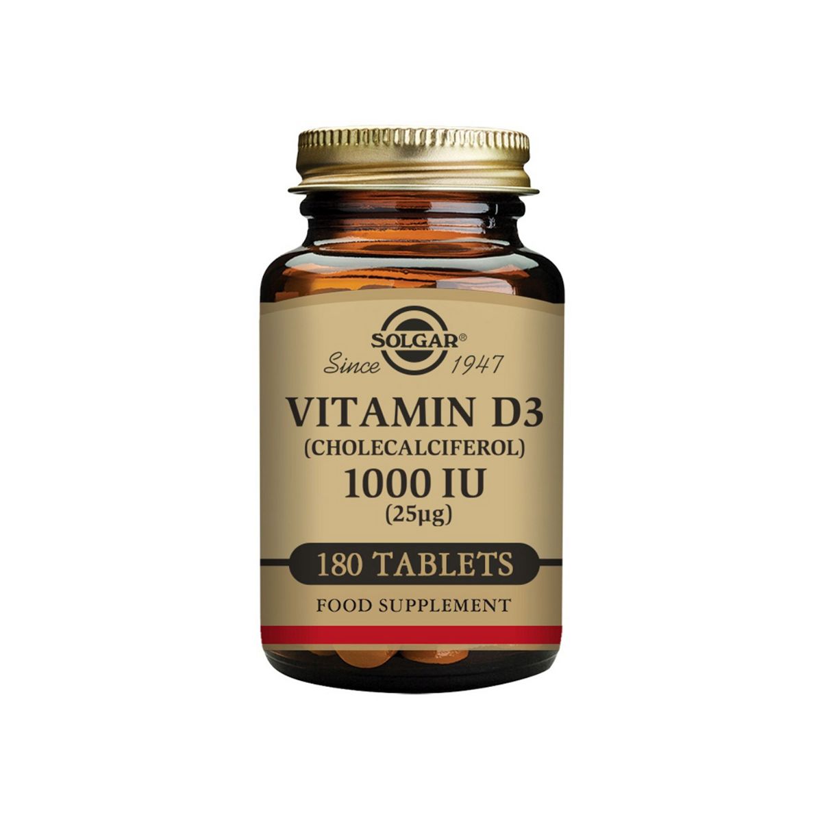 Solgar Vitamin D3 1000Iu 25Ug 180 Tablets