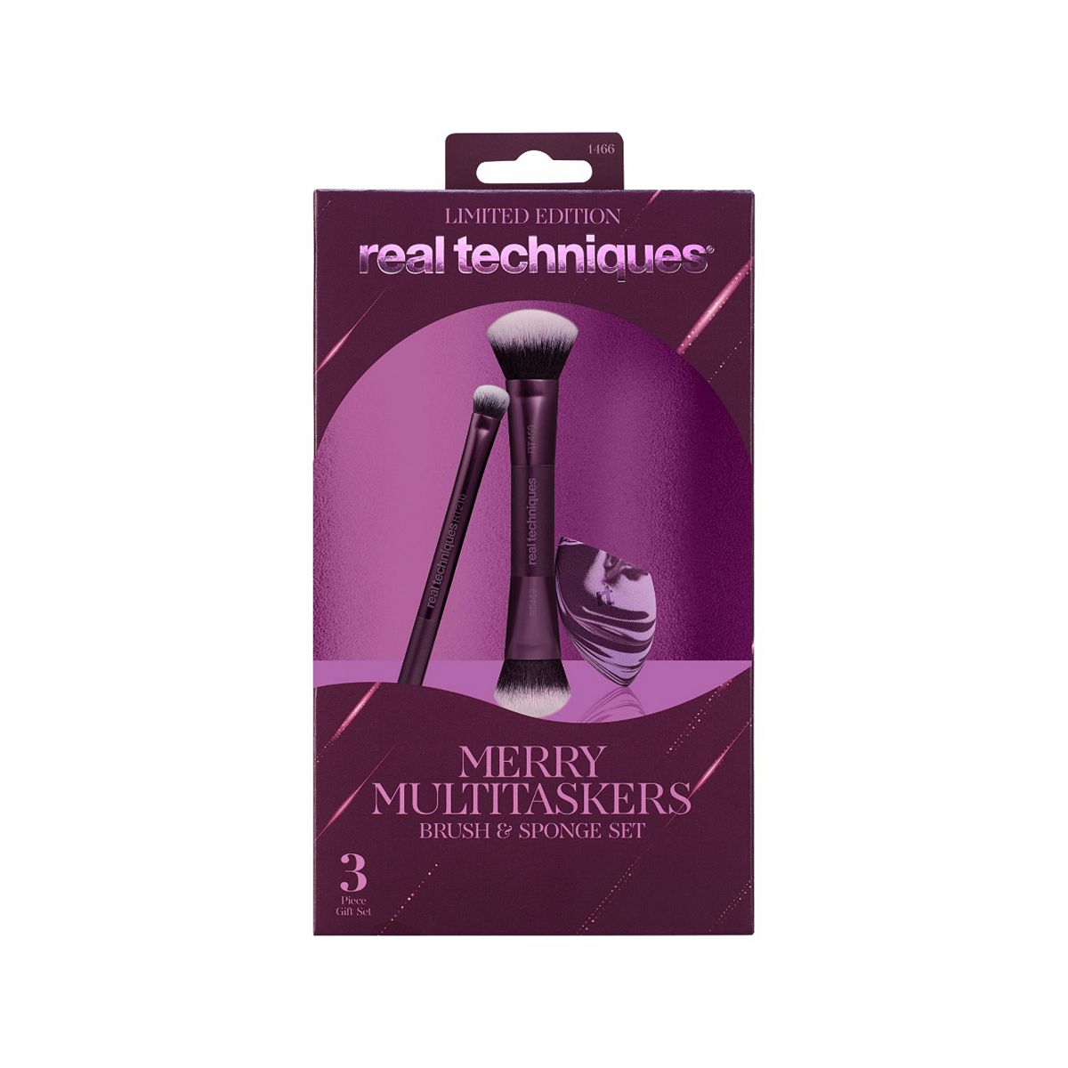 Real Techniques Snatched & Spirited Brush Sponge 3 Piece Set