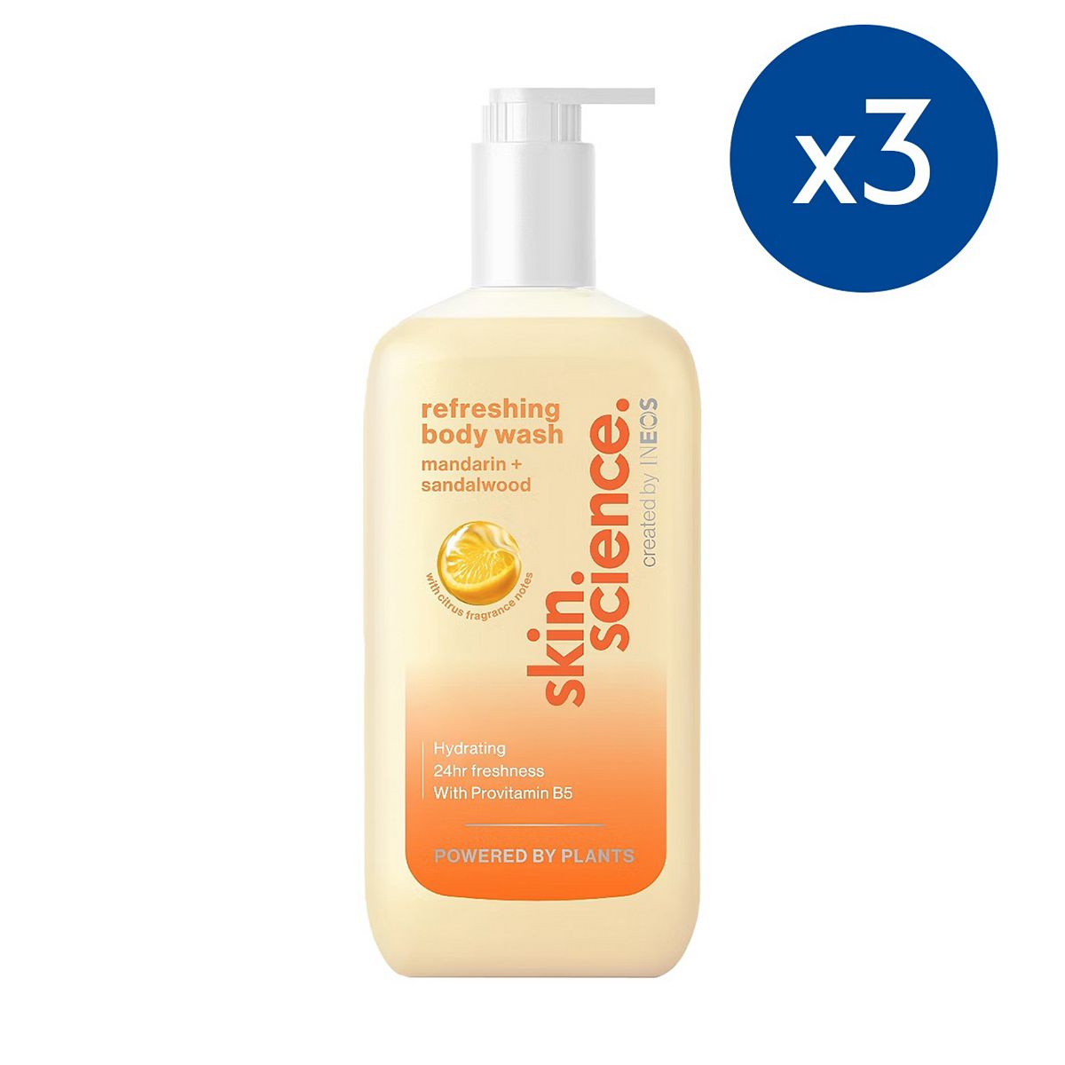 Ineos Mandarin Bodywash Bundle