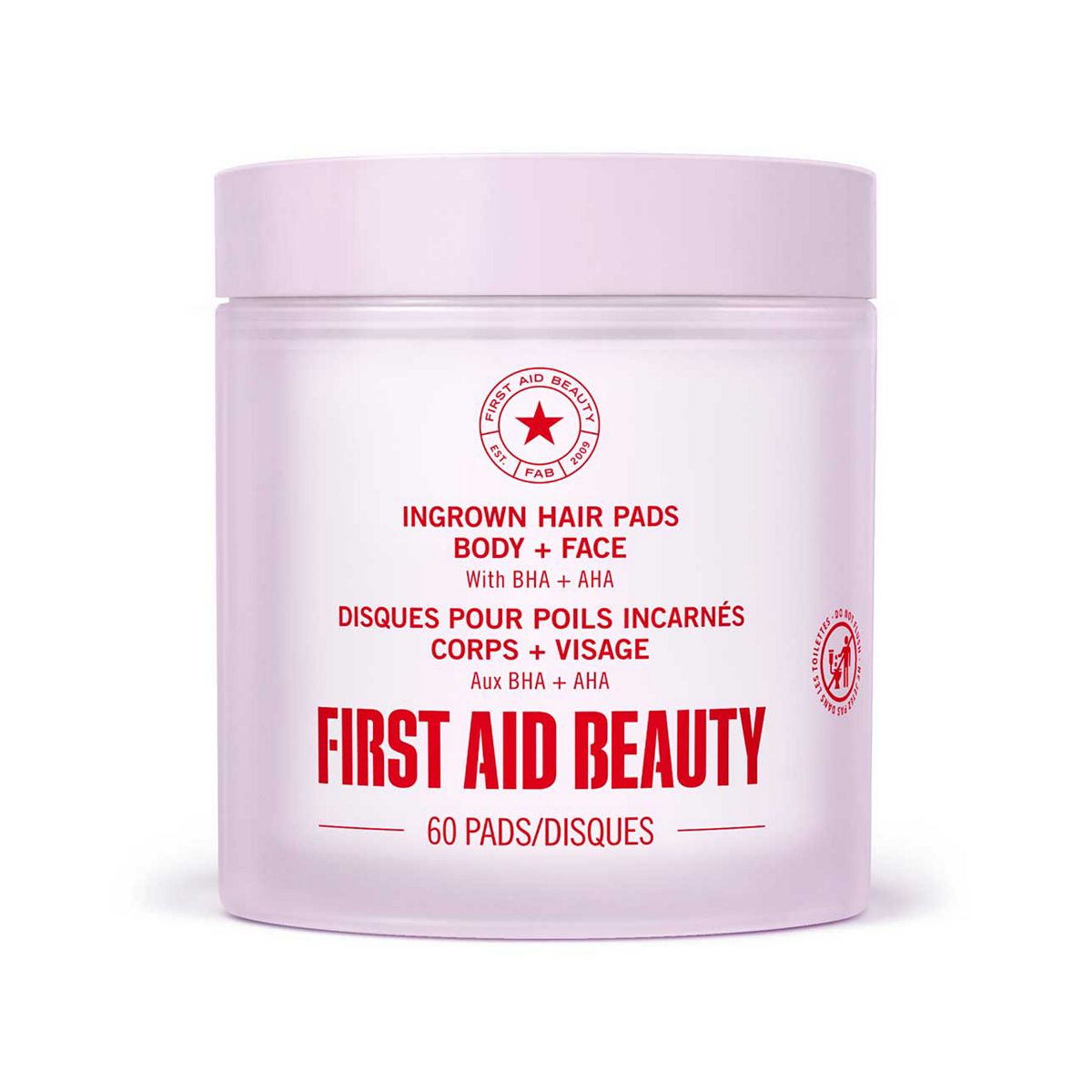 First Aid Beauty Ingrown Hair Pads Body + Face, With Bha And Aha, 60