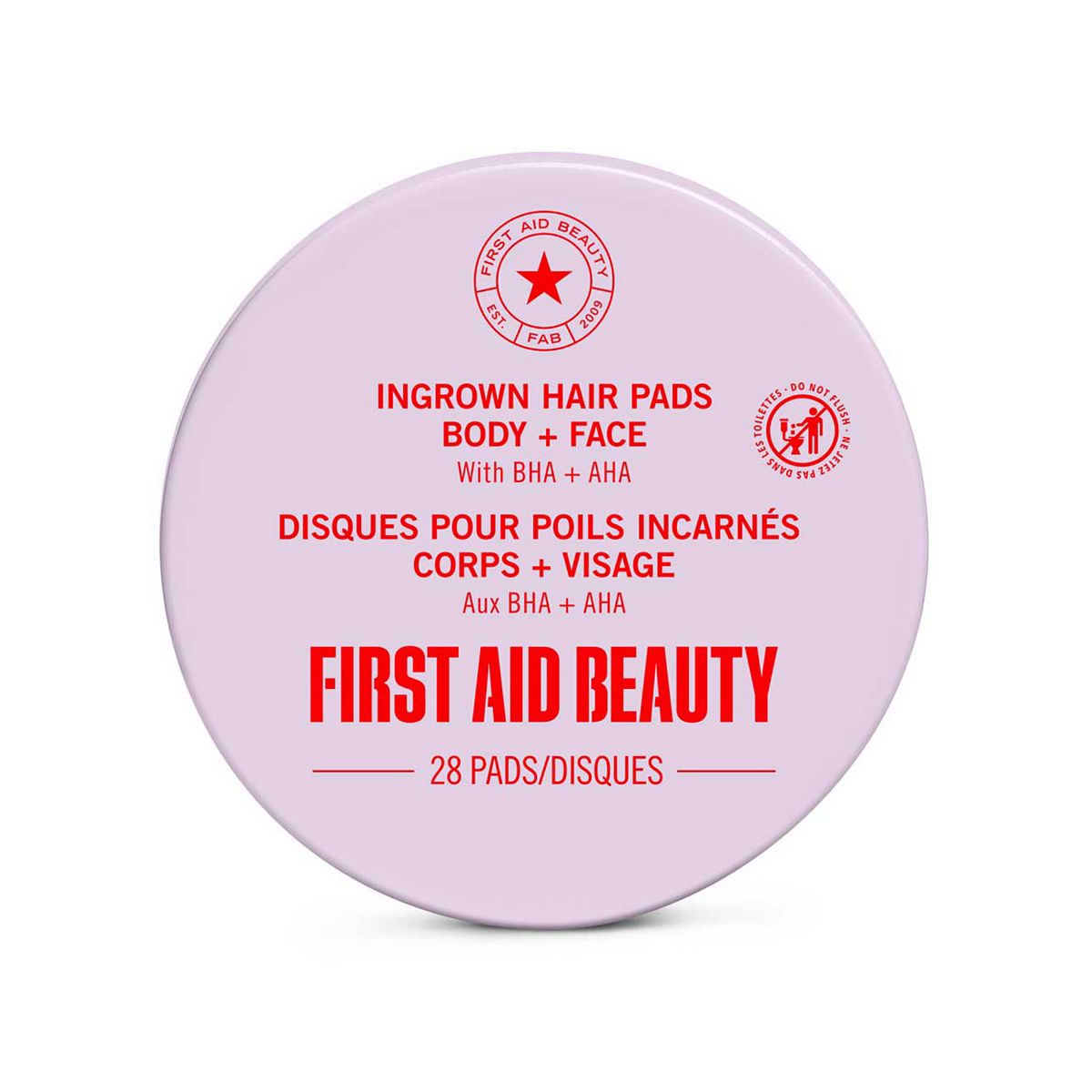 First Aid Beauty Ingrown Hair Pads Body + Face With Bha And Aha