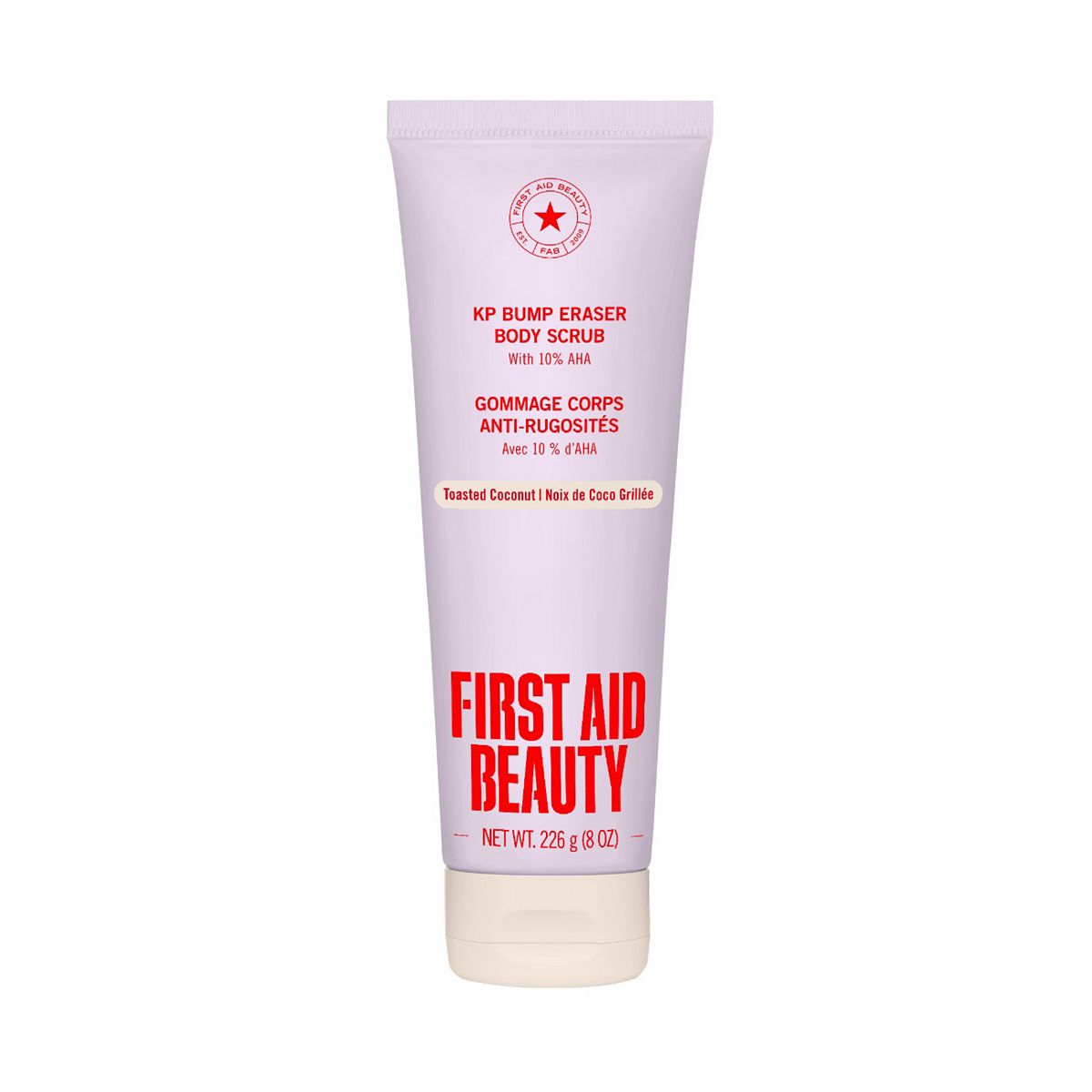 First Aid Beauty Kp Bump Eraser Body Scrub With 10% Aha Coconut 226g