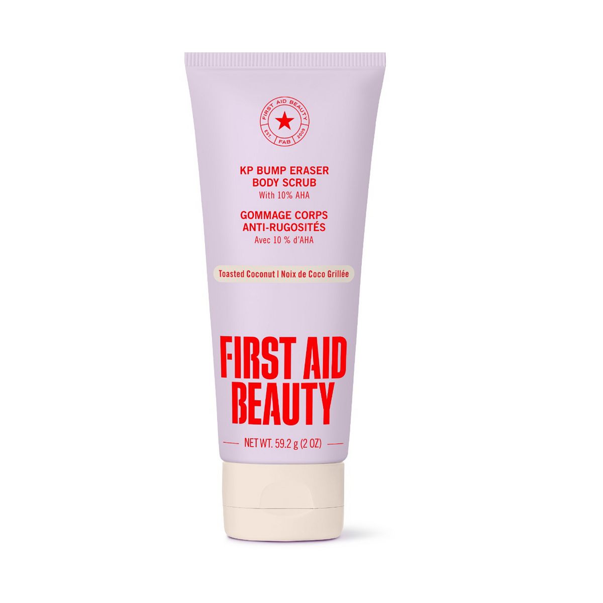 First Aid Beauty Kp Bump Eraser Body Scrub With 10% Aha Coconut 56.7g